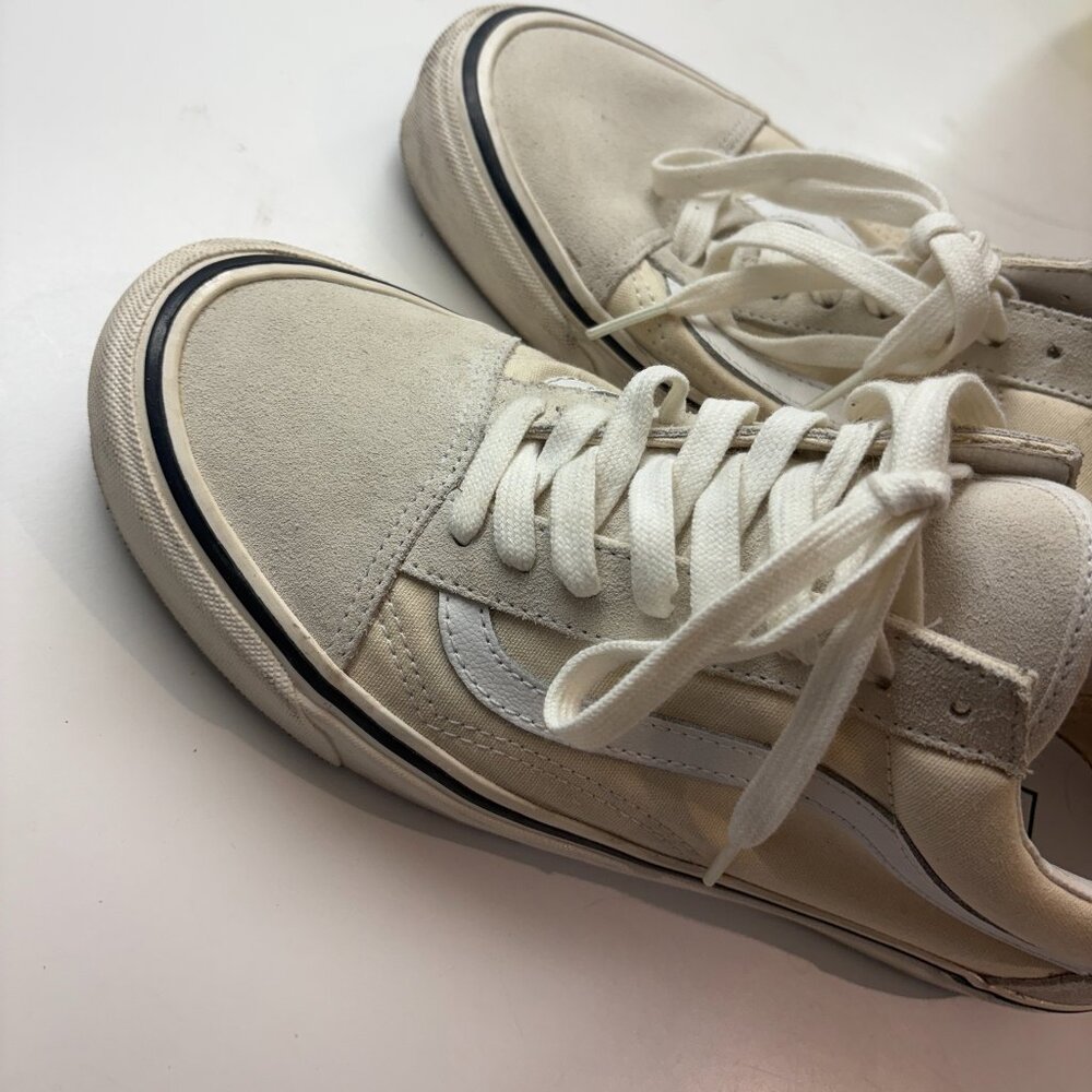 Vans Style 36 Sneakers – All Cream/White, Men’s 9 / Women’s 10.5 – Like New